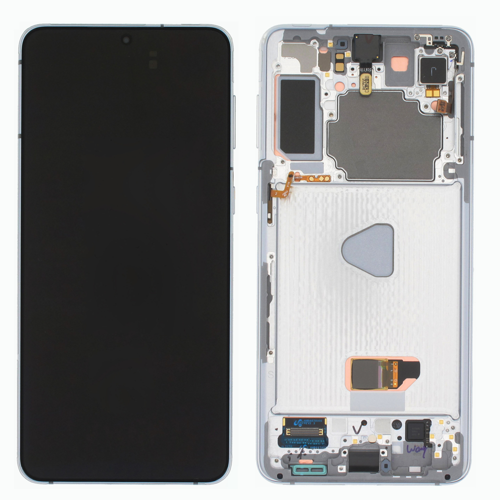 (Service Pack) LCD With Digitiser For Samsung Galaxy S21 Plus Silver
